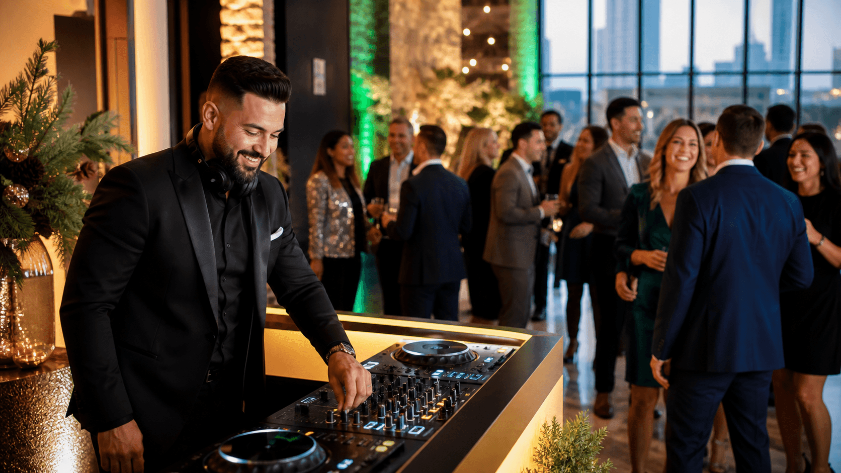 What a Great Corporate Holiday Party DJ Looks Like